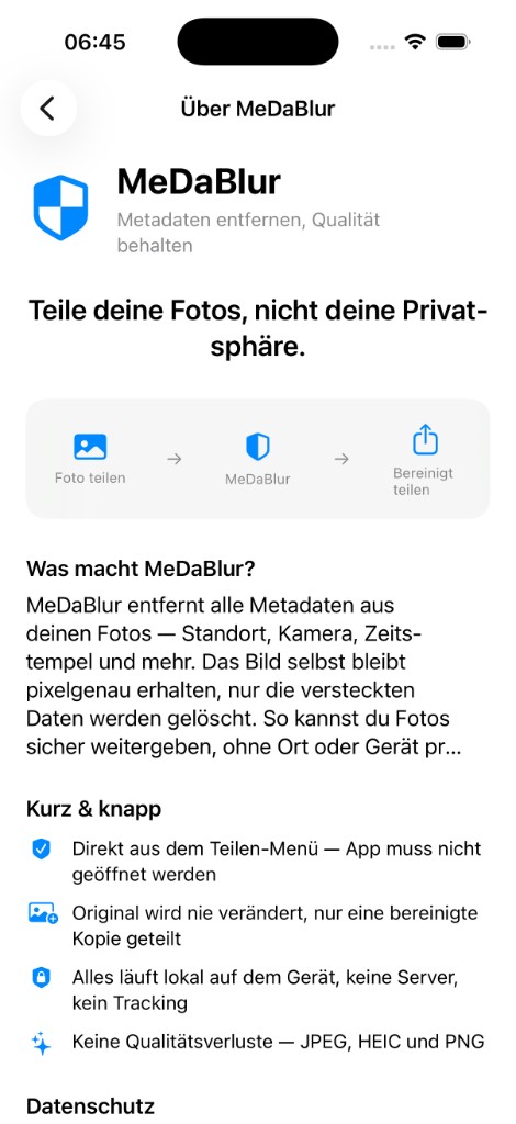 Über MeDaBlur – Teile deine Fotos, nicht deine Privatsphäre